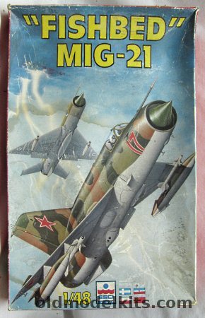 ESCI 1/48 Mig-21 MF / bis / SMT - Yugoslavia / Poland / Finnish / USSR, 4090 plastic model kit